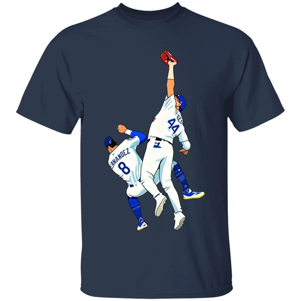Andy Pages Catch La Dodgers World Series Game 7 Saving The Catch Shirt - Image 4