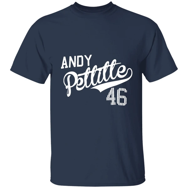 andy pettitte 46 shirt navy
