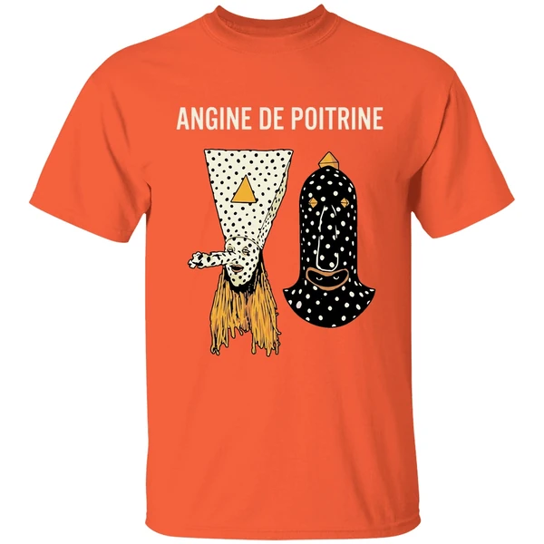 angine de poitrine shirt orange