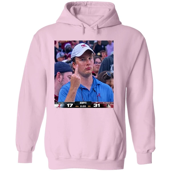 Angry Alabama Fan Middle Finger Alabama 17 31 Fsu Hoodie - Image 5
