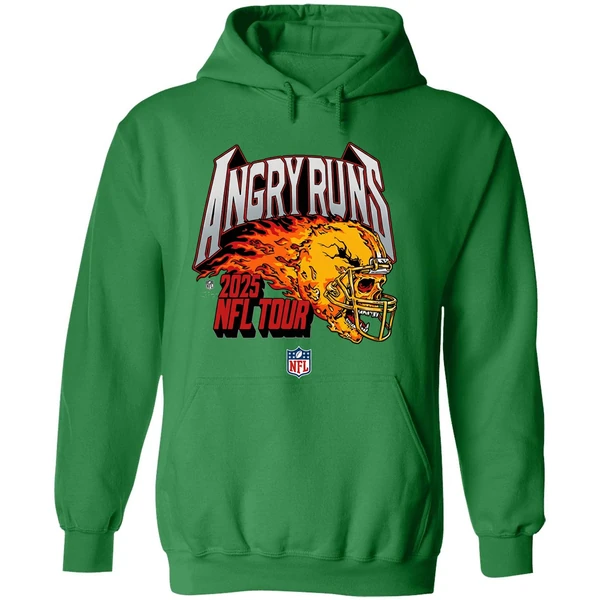 Angry Runs Come And Get It Nfl 2025 Tour Hoodie - Image 2