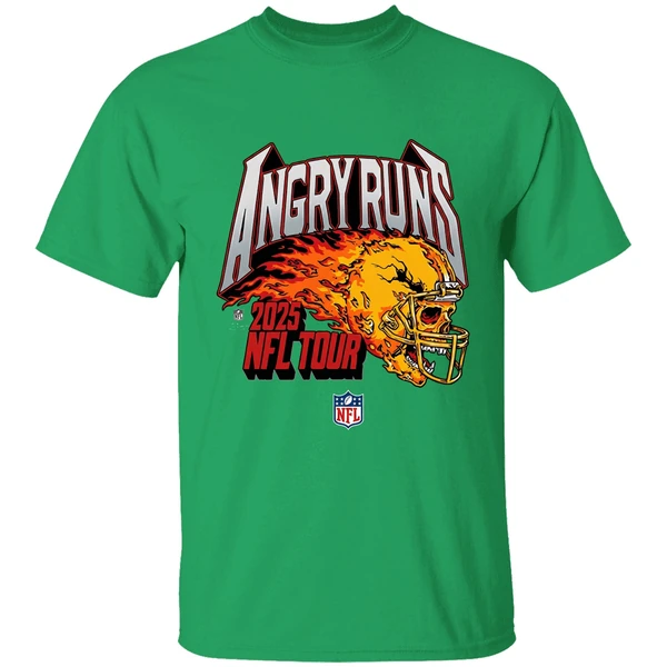 Angry Runs Come And Get It Nfl 2025 Tour Shirt - Image 2