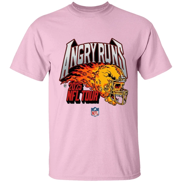 Angry Runs Come And Get It Nfl 2025 Tour Shirt - Image 3