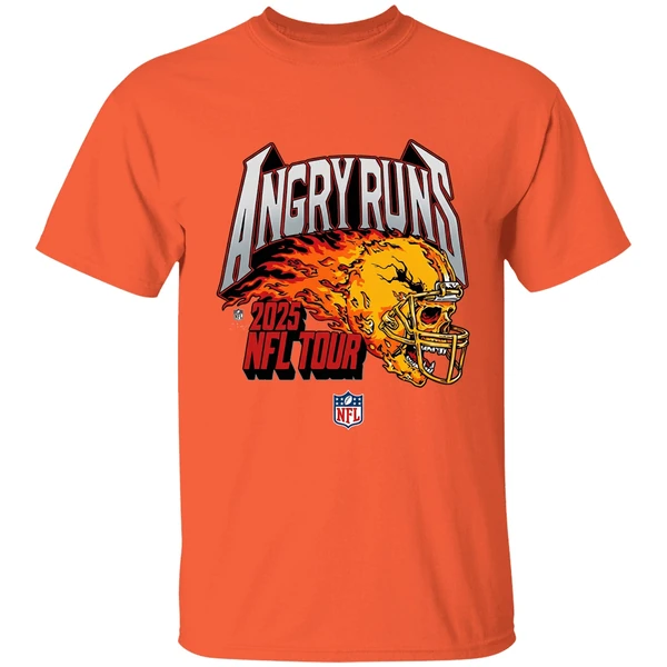 Angry Runs Come And Get It Nfl 2025 Tour Shirt - Image 6