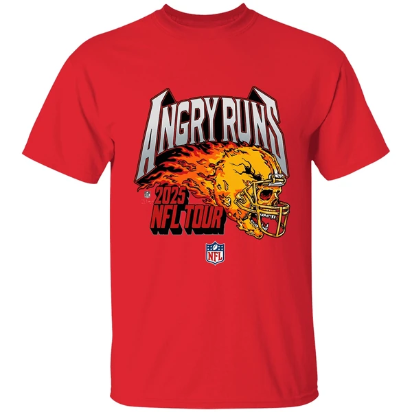 Angry Runs Come And Get It Nfl 2025 Tour Shirt - Image 7