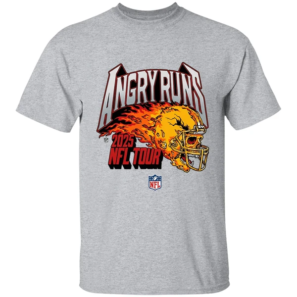 Angry Runs Come And Get It Nfl 2025 Tour Shirt - Image 9