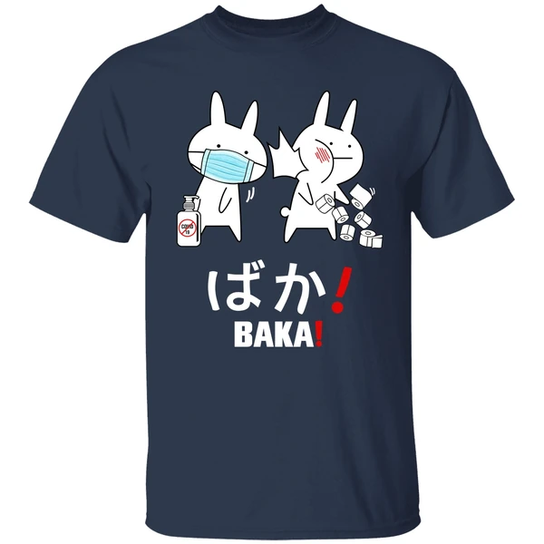 Anime Baka Rabbit Slap Japanese Funny Quarantine Shirt - Image 4