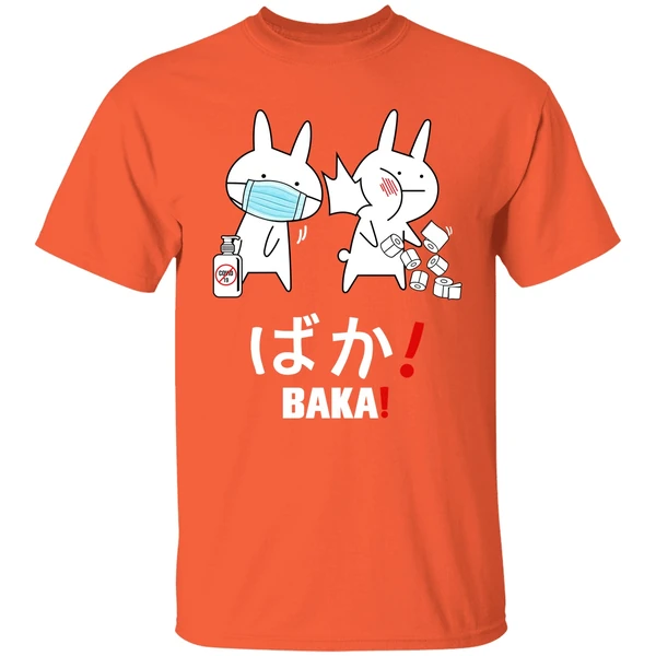 Anime Baka Rabbit Slap Japanese Funny Quarantine Shirt - Image 5