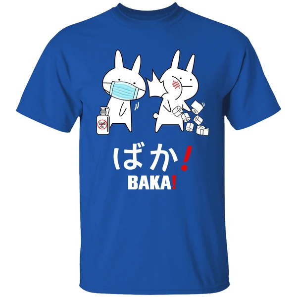 Anime Baka Rabbit Slap Japanese Funny Quarantine Shirt - Image 7