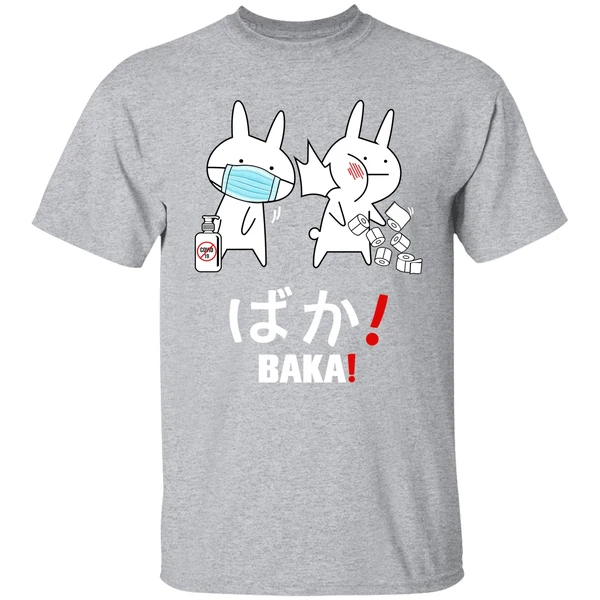 Anime Baka Rabbit Slap Japanese Funny Quarantine Shirt - Image 8