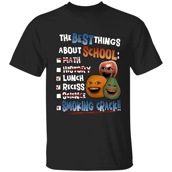 Annoying Orange Smoking Crack Shirt