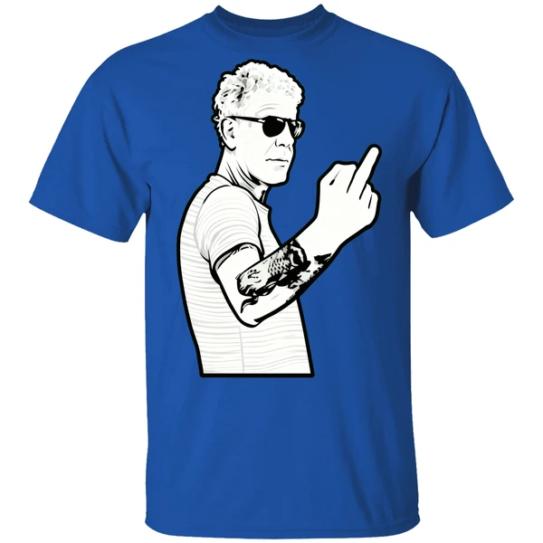 Anthony Bourdain Middle Finger Fuck You Shirt - Image 7