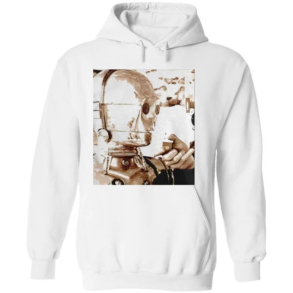 Anthony Daniels Star Wars C 3po Smoking Hoodie - Image 8