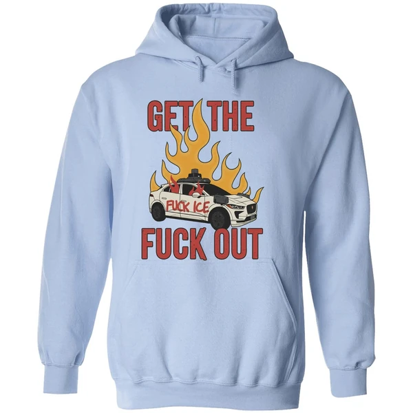 Anti Waymo Fuck Ice Get The Fuck Out Hoodie - Image 4