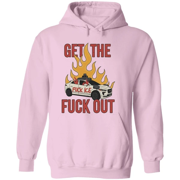 Anti Waymo Fuck Ice Get The Fuck Out Hoodie - Image 5
