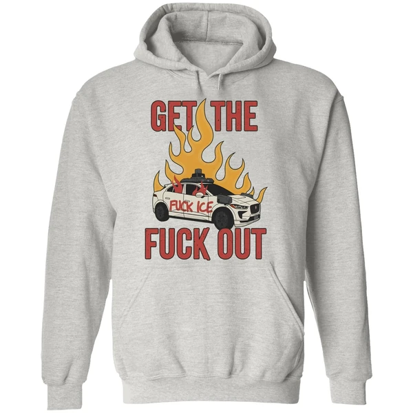 Anti Waymo Fuck Ice Get The Fuck Out Hoodie - Image 9