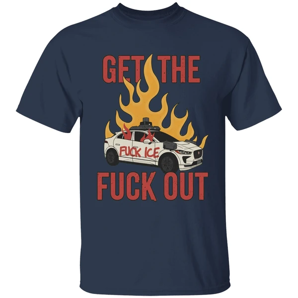 Anti Waymo Fuck Ice Get The Fuck Out Shirt - Image 5
