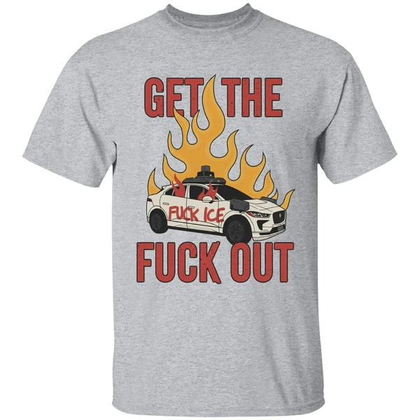 Anti Waymo Fuck Ice Get The Fuck Out Shirt - Image 9