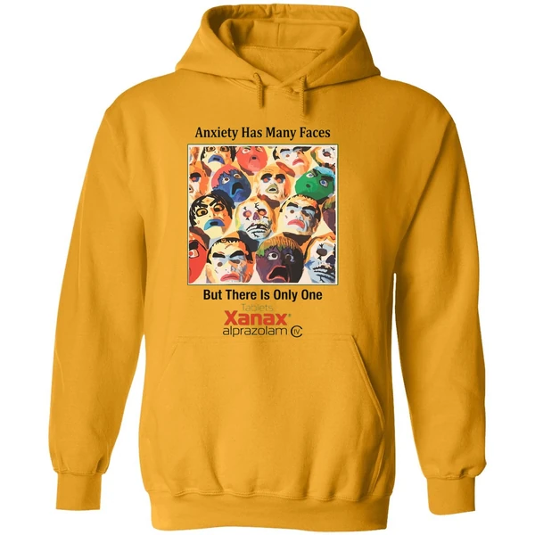 Anxiety Has Many Faces Hoodie