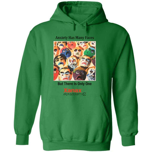 Anxiety Has Many Faces Hoodie - Image 2