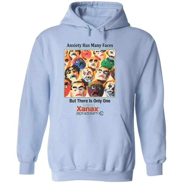 Anxiety Has Many Faces Hoodie - Image 4