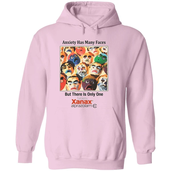 Anxiety Has Many Faces Hoodie - Image 5