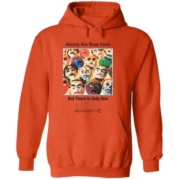Anxiety Has Many Faces Hoodie - Image 6