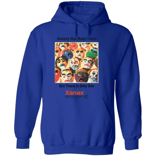 Anxiety Has Many Faces Hoodie - Image 7