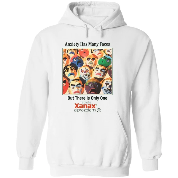 Anxiety Has Many Faces Hoodie - Image 8