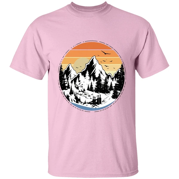 apetor merch sunset shirt lightpink