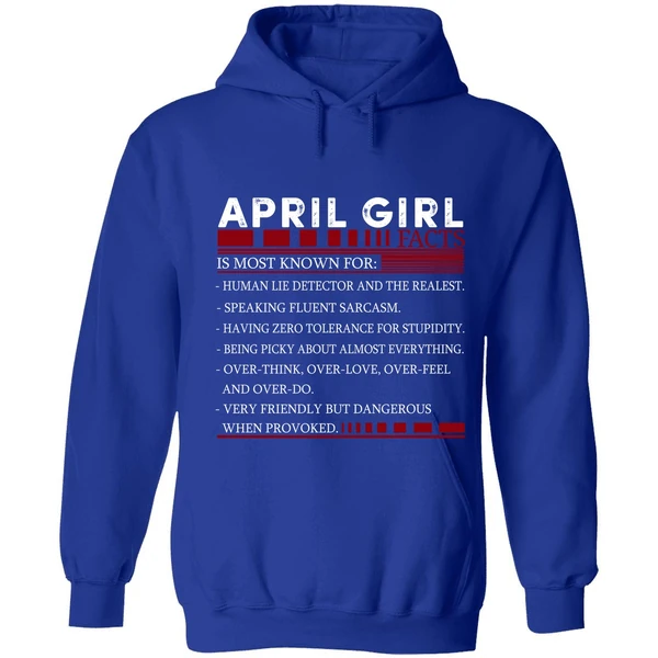 April Girl Facts Hoodie