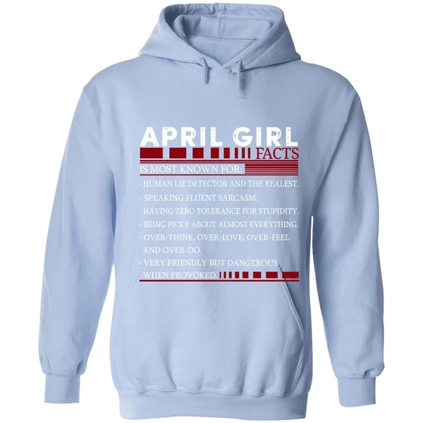 April Girl Facts Hoodie - Image 3