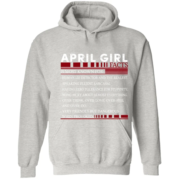 April Girl Facts Hoodie - Image 7
