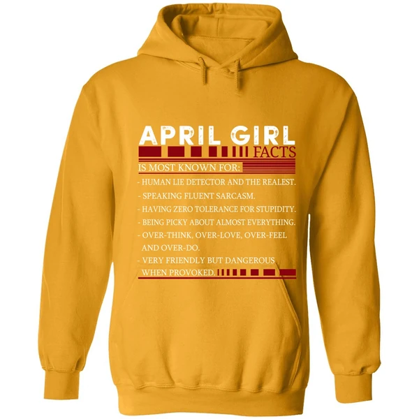 April Girl Facts Hoodie - Image 9