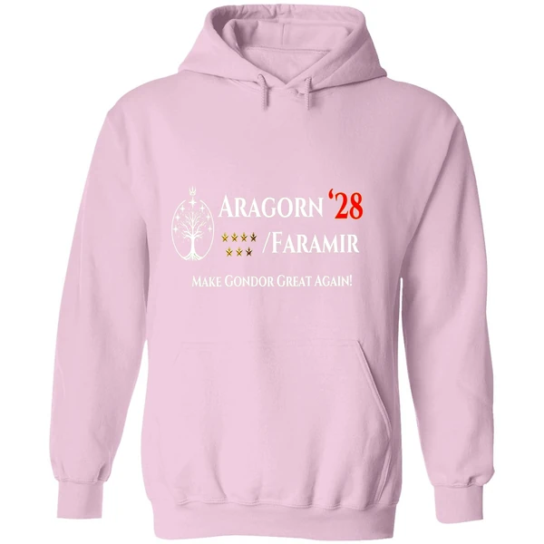 Aragorn Faramir President 2028 Make Gondor Great Again Hoodie - Image 5
