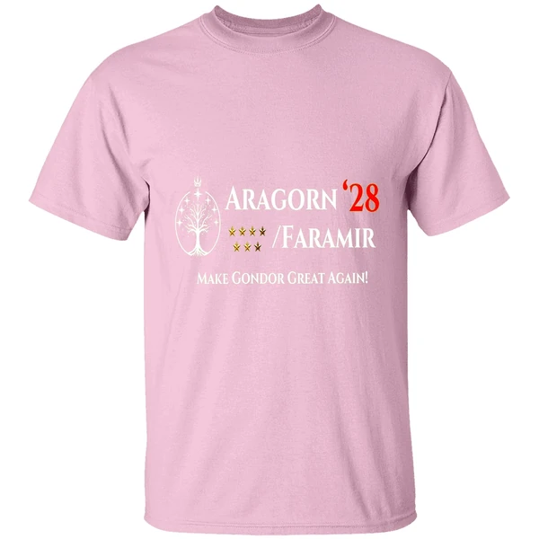 Aragorn Faramir President 2028 Make Gondor Great Again Shirt - Image 3