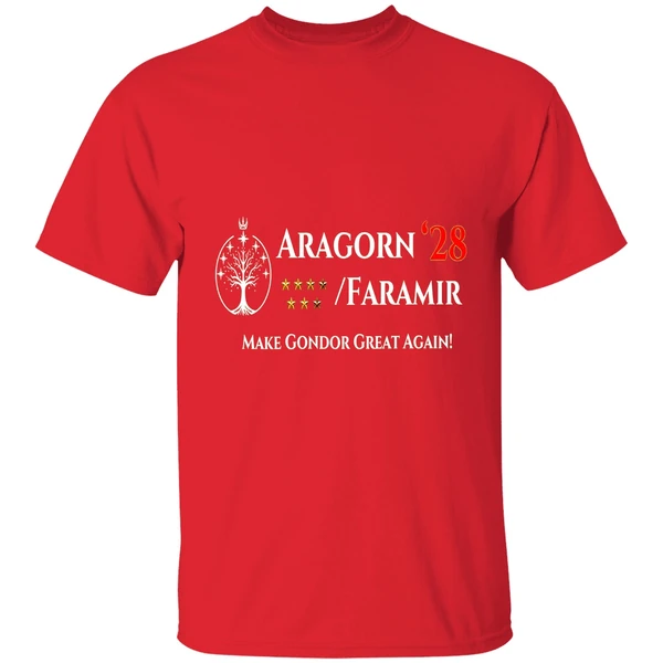 Aragorn Faramir President 2028 Make Gondor Great Again Shirt - Image 7