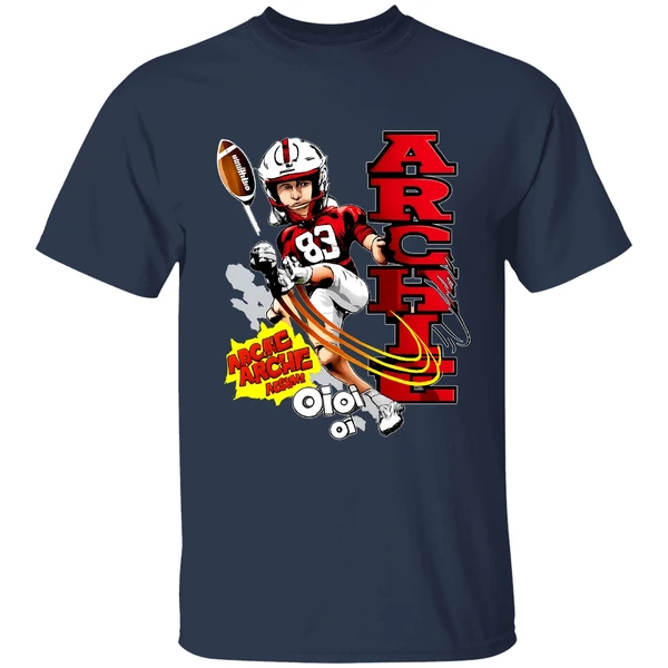 archie-wilson-nebraska-cornhuskers-football-player-caricature-shirt-navy