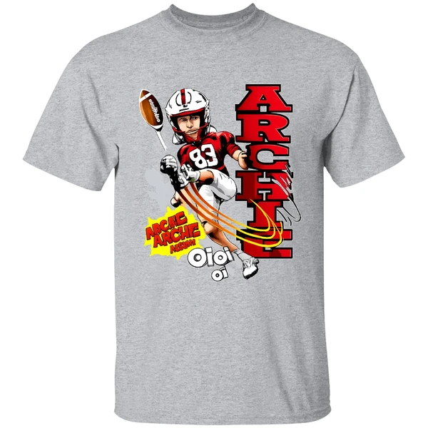 Archie Wilson Nebraska Cornhuskers Football Player Caricature Shirt - Image 9