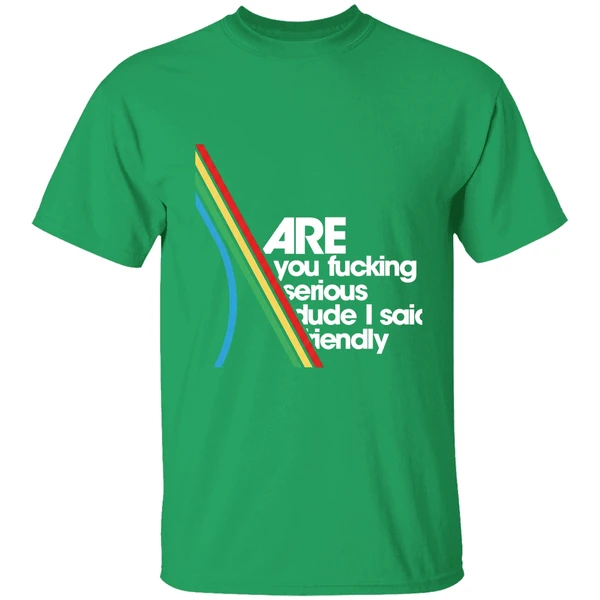Are You Fucking Serious Dude I Said Friendly Shirt - Image 2