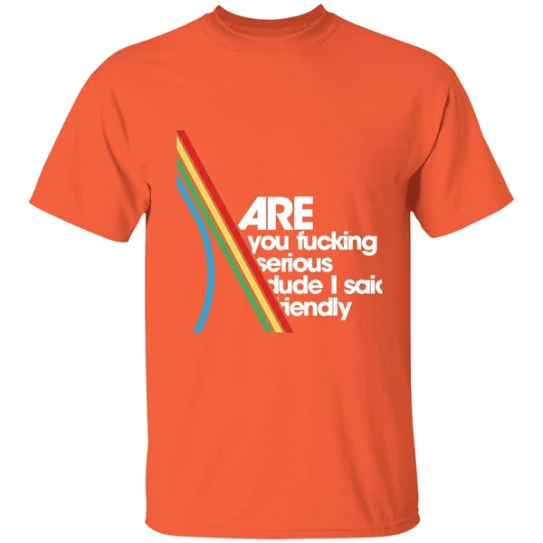 Are You Fucking Serious Dude I Said Friendly Shirt - Image 6