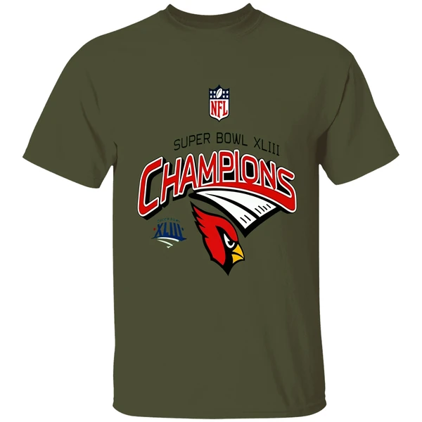 Arizona Cardinals Champions Super Bowl Xliii Nfl Shirt - Image 3