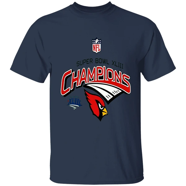 Arizona Cardinals Champions Super Bowl Xliii Nfl Shirt - Image 4