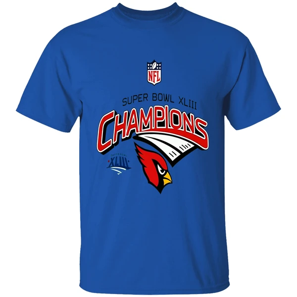 Arizona Cardinals Champions Super Bowl Xliii Nfl Shirt - Image 7
