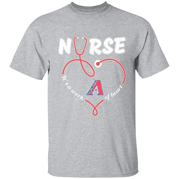 Arizona Diamondbacks Nurse Its A Work Of Heart Shirt - Image 9