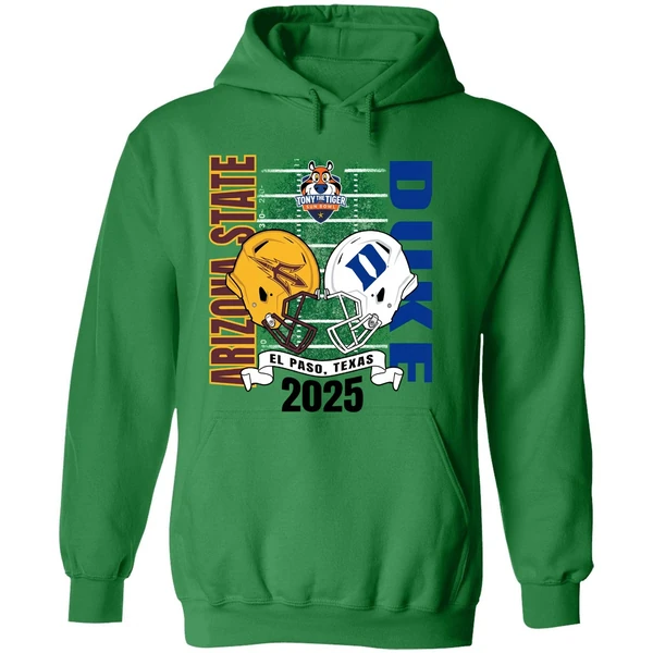 Arizona State Sun Devils Vs Duke Blue Devils Sun Bowl 2025 El Paso Texas Hoodie - Image 2