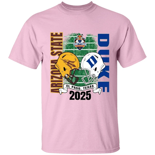 Arizona State Sun Devils Vs Duke Blue Devils Sun Bowl 2025 El Paso Texas Shirt - Image 3