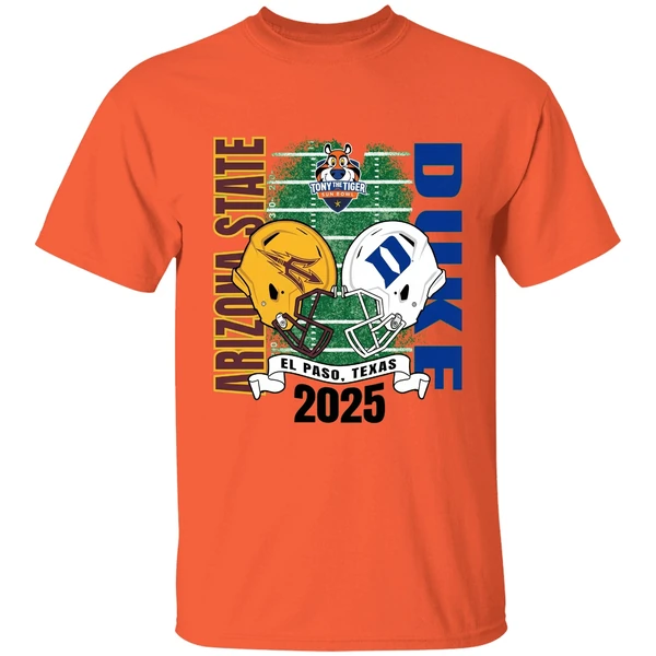 Arizona State Sun Devils Vs Duke Blue Devils Sun Bowl 2025 El Paso Texas Shirt - Image 6