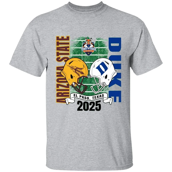 Arizona State Sun Devils Vs Duke Blue Devils Sun Bowl 2025 El Paso Texas Shirt - Image 9