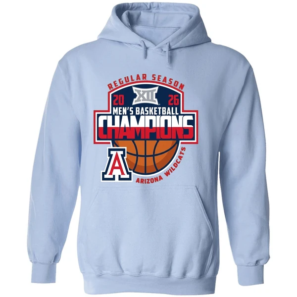 Arizona Wildcats 2026 Big 12 Mens Basketball Regular Season Champions Hoodie - Image 4